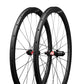 ICAN AERO 40 clincher tubeless ready carbon road bike disc wheelset with DT240s centerlock hubs 25mm wide